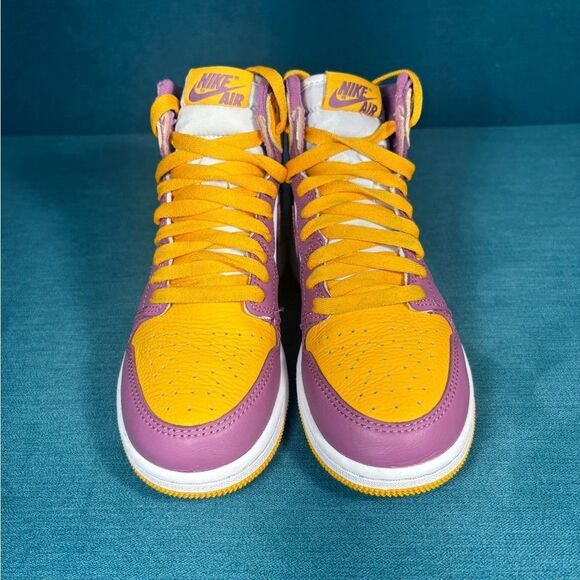 Size 4Y/5.5Women - Nike Air Jordan Retro High multicolor shoes - Picture 5 of 9